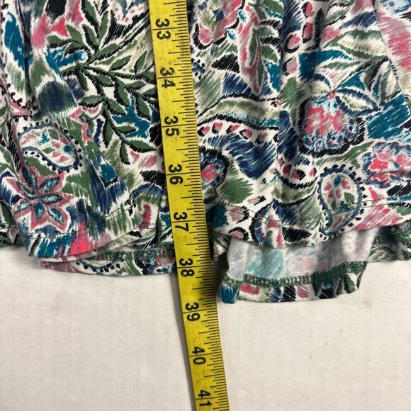 Rachel Zoe Short Sleeve A-Line Dress Paisley Flowy Casual Stretch Relaxed 1X - Picture 5 of 10